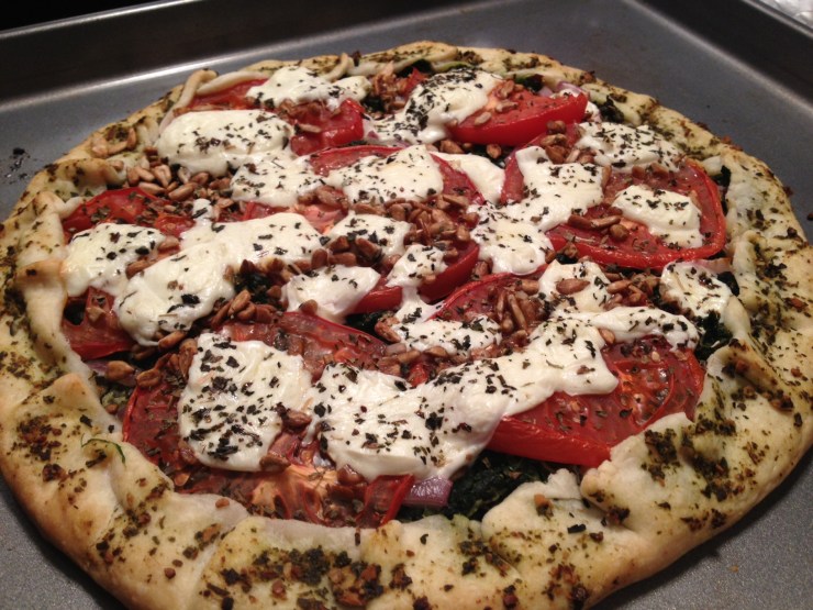 Tuscan Spinach and Tomato Crustini