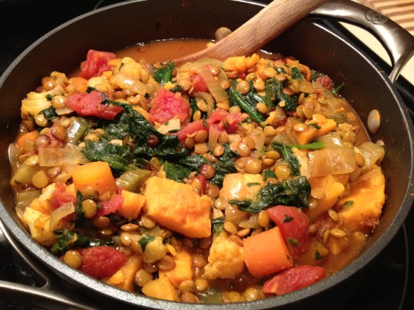 Sweet Potato Lentil Curry 1
