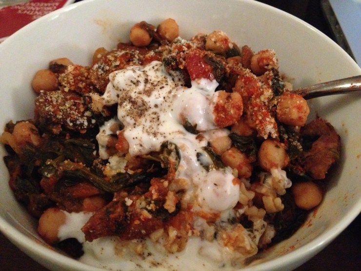 Espinacas con Garbanzos