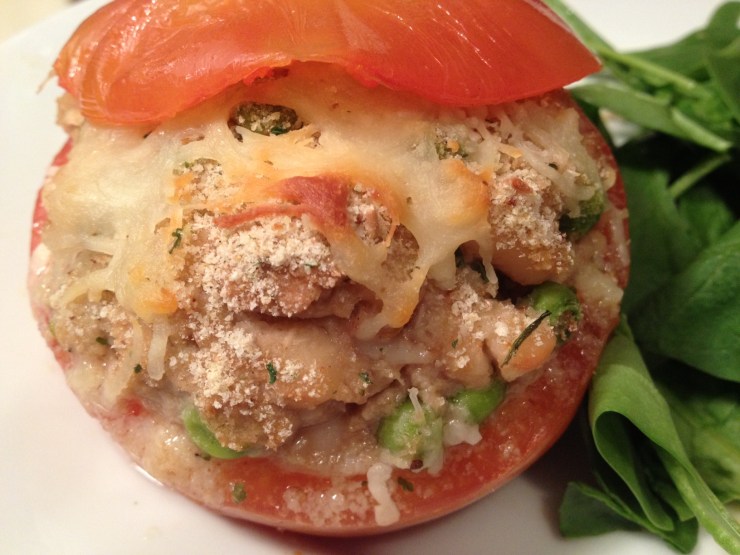 Tuna Stuffed Tomatoes