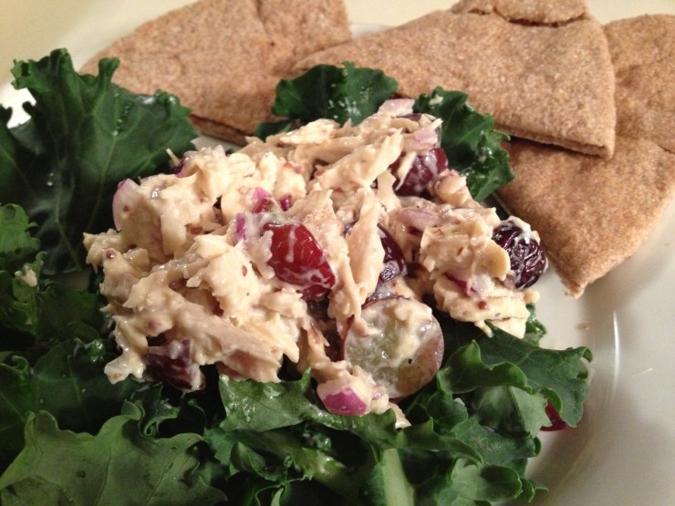 Honey Dijon Chicken Salad with Grapes and Almonds_2