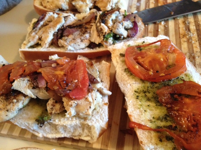 Pesto Chicken Monte Cristos