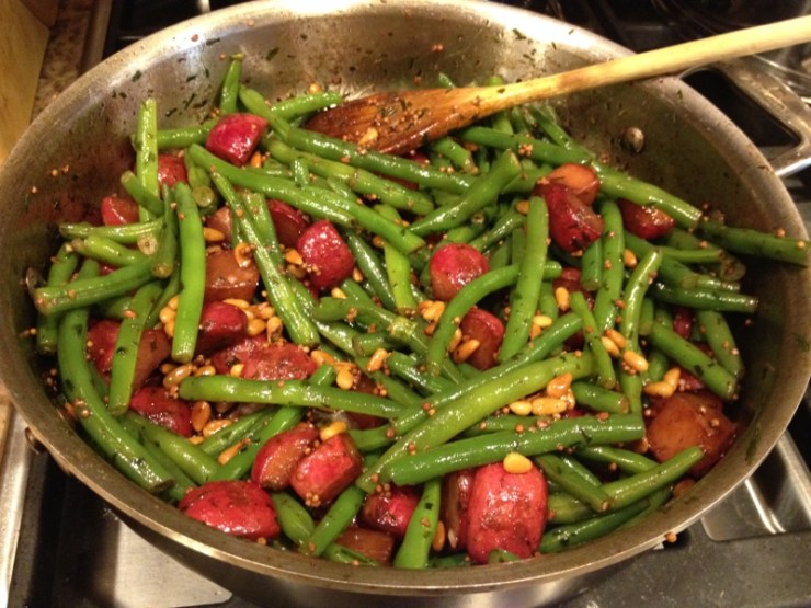 Green Beans and Radishes