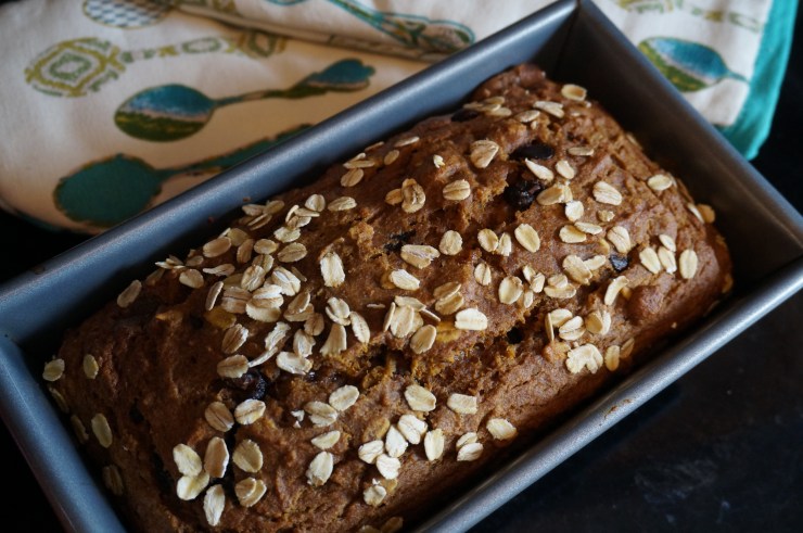 SNOW DAY PUMPKIN RAISIN BREAD