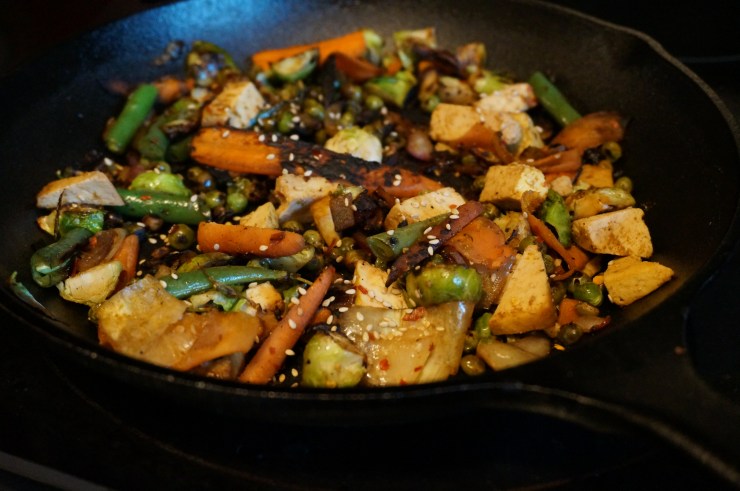 Spring Veggie and Tofu Skillet