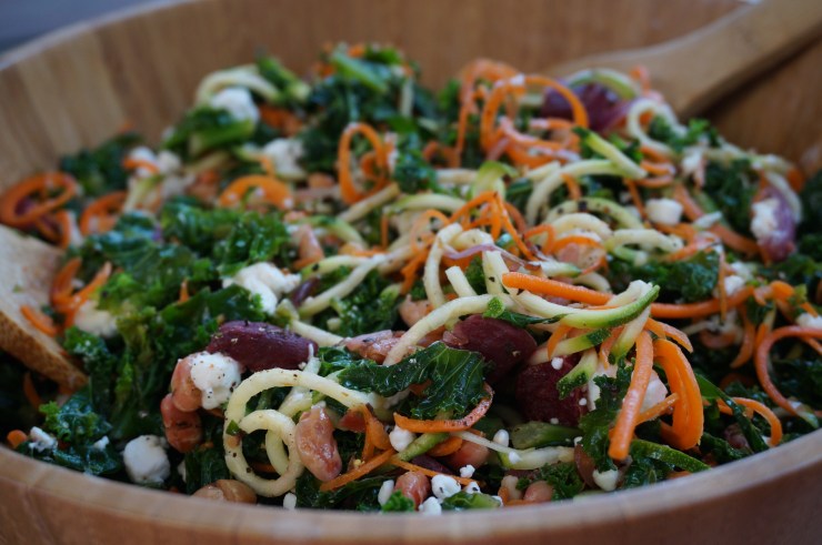 Roasted Beet and White Bean Salad w/ Rosemary-Lemon Vinaigrette 