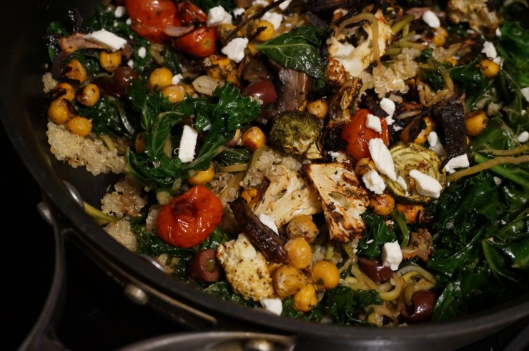 Mediterranean Zucchini Spaghettini Skillet