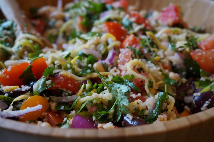 HEIRLOOM TOMATO & SUMMER SQUASH SALAD