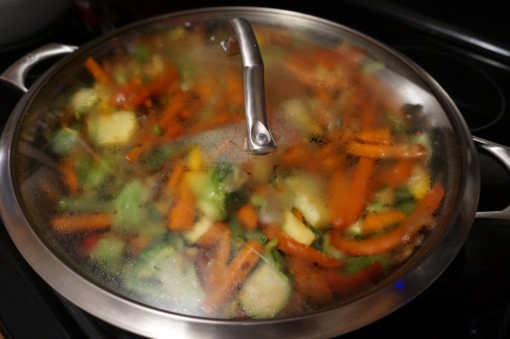 Return carrots to pan, cover and simmer until tender. 