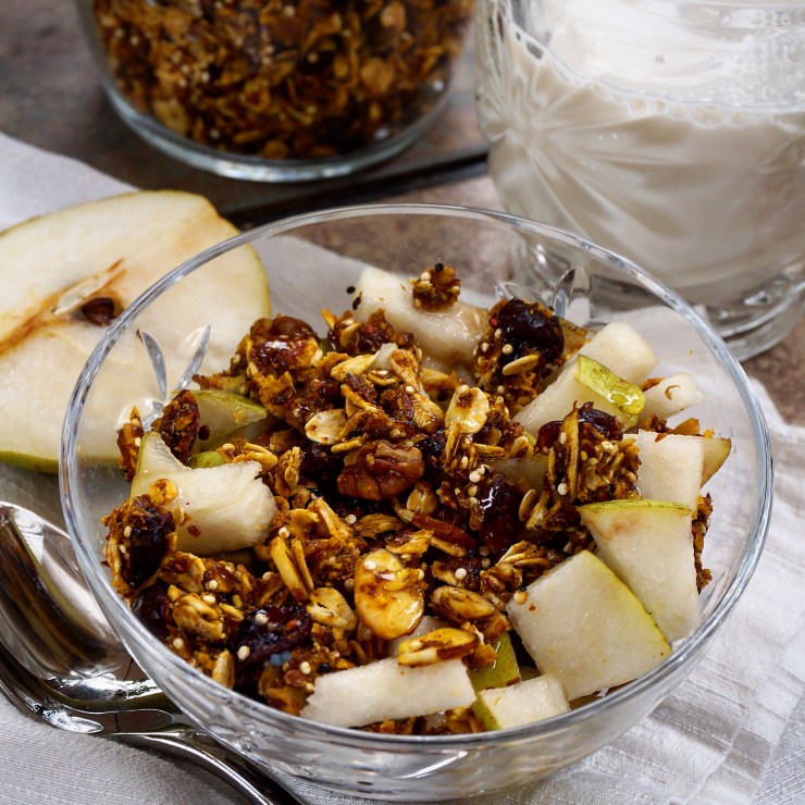 Rainy Day Spiced Molasses Granola