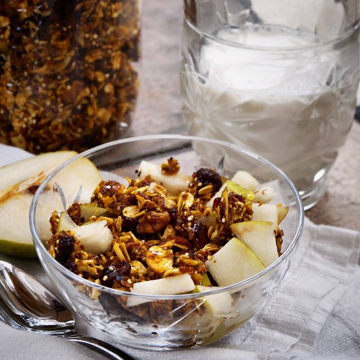 Rainy Day Spiced Molasses Granola
