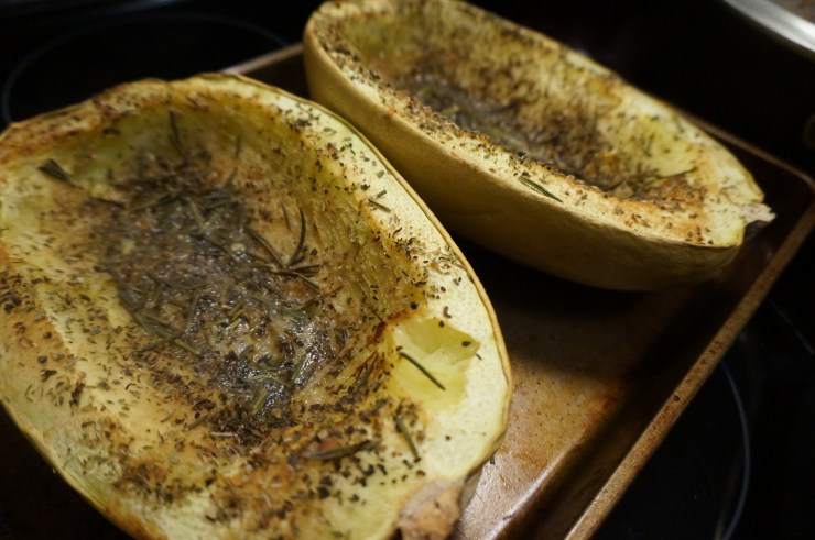 Cool squash before shredding.