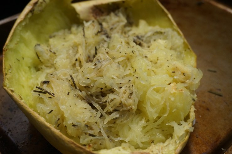 Shred strands with a fork.