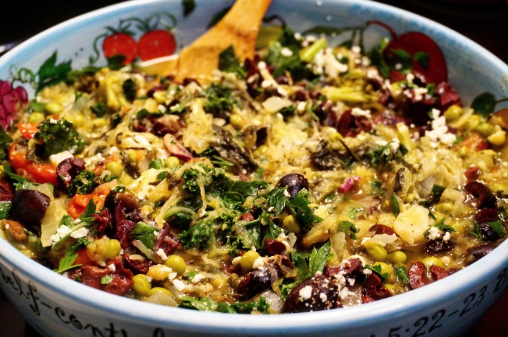 Mediterranean Spaghetti Squash Sauté