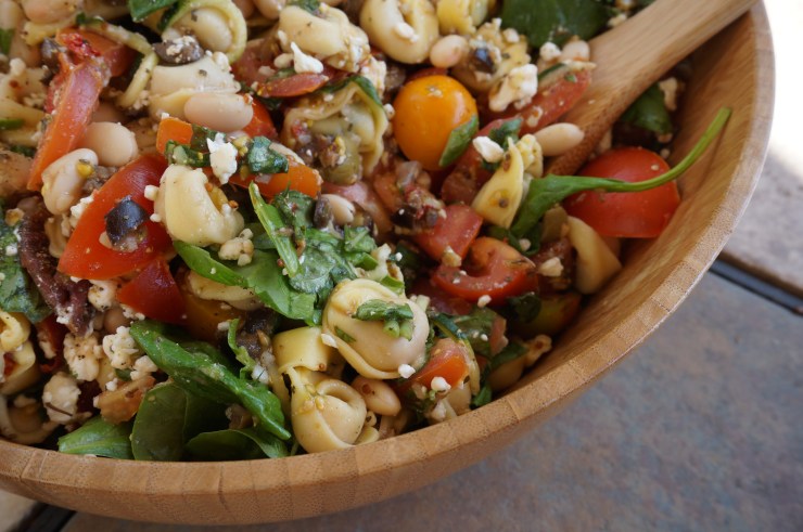 Tortellini Salad w/ Basil and Olive Tapenade