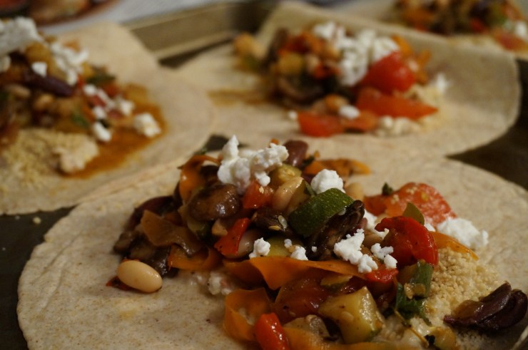Fill tortillas as directed.