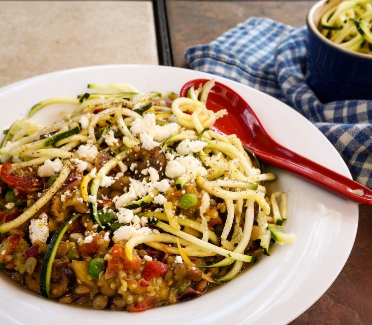 Peachy Green Summer Salad Stew