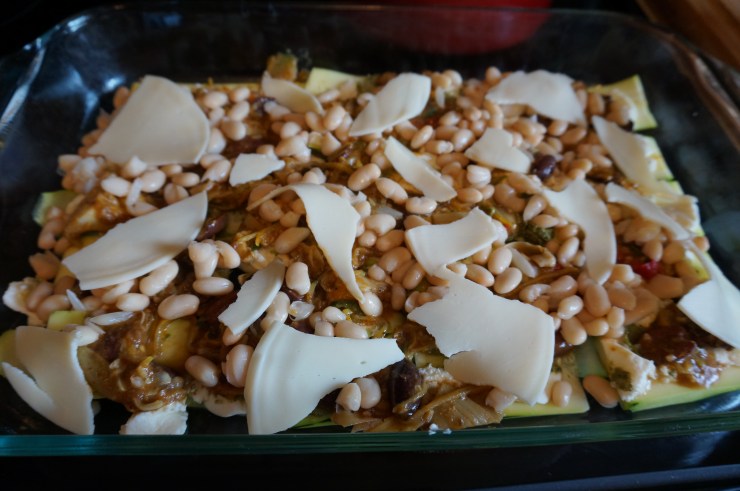 Add beans and more cheese.