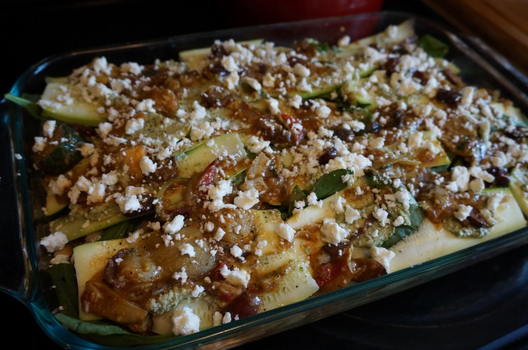 Top with extra "sauce" and feta.