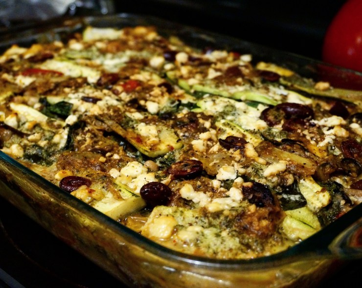Baba Ghannouj Pesto Lasagna